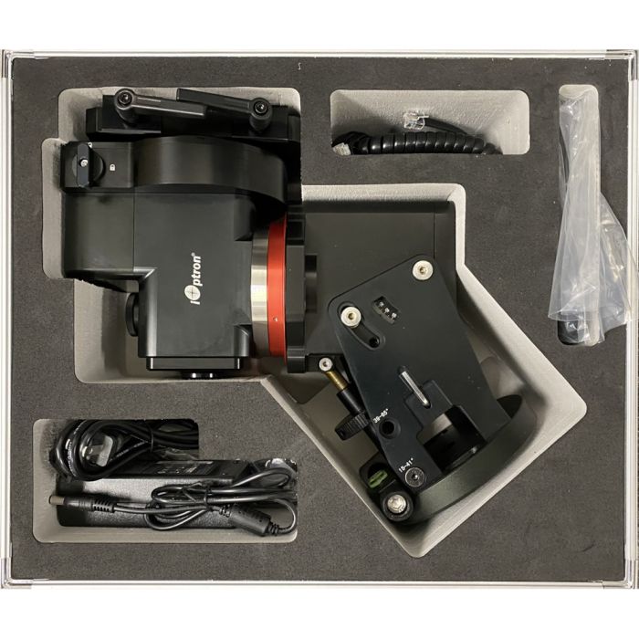 iOptron HEM44EC Hybrid Equatorial Mount Head with Precision Encoder, iPolar, and Case